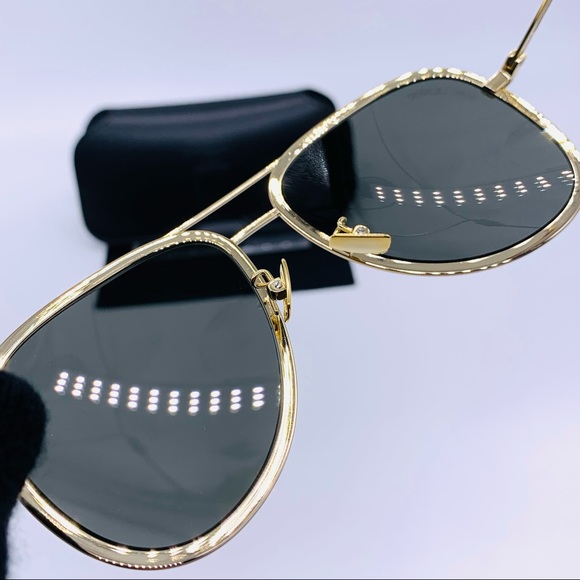 Saint Laurent SL294 Aviator Sunglasses Havana Gold - Picture 10 of 16